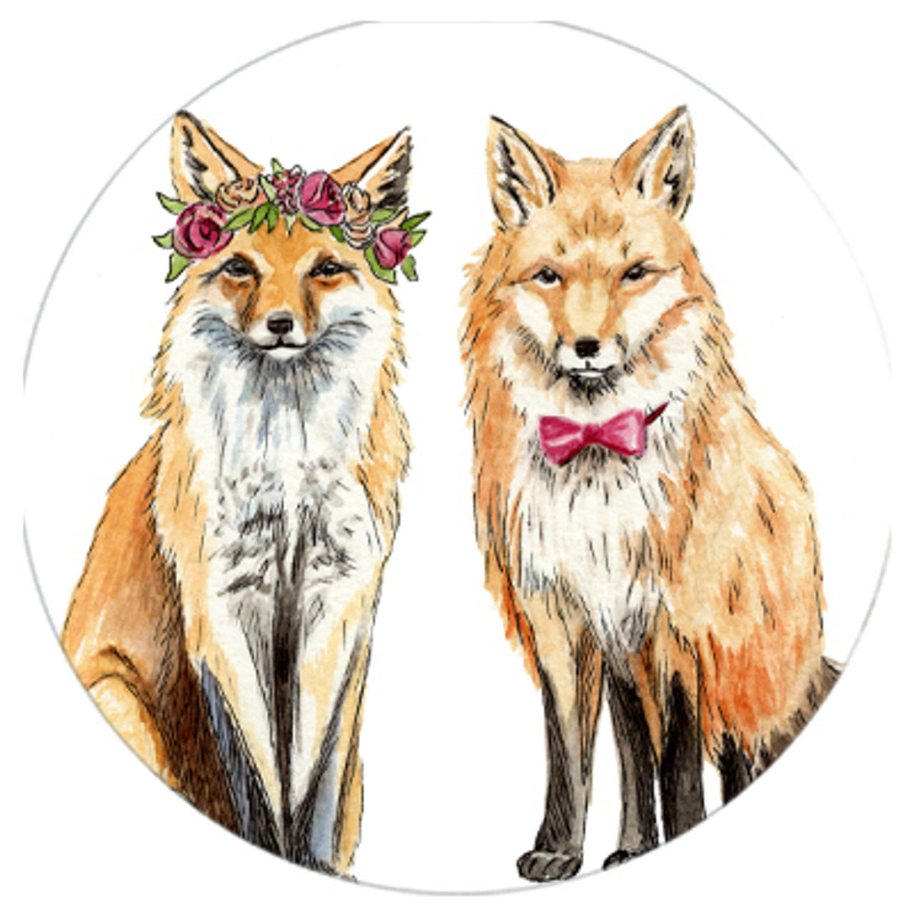 Whimsical Foxes
