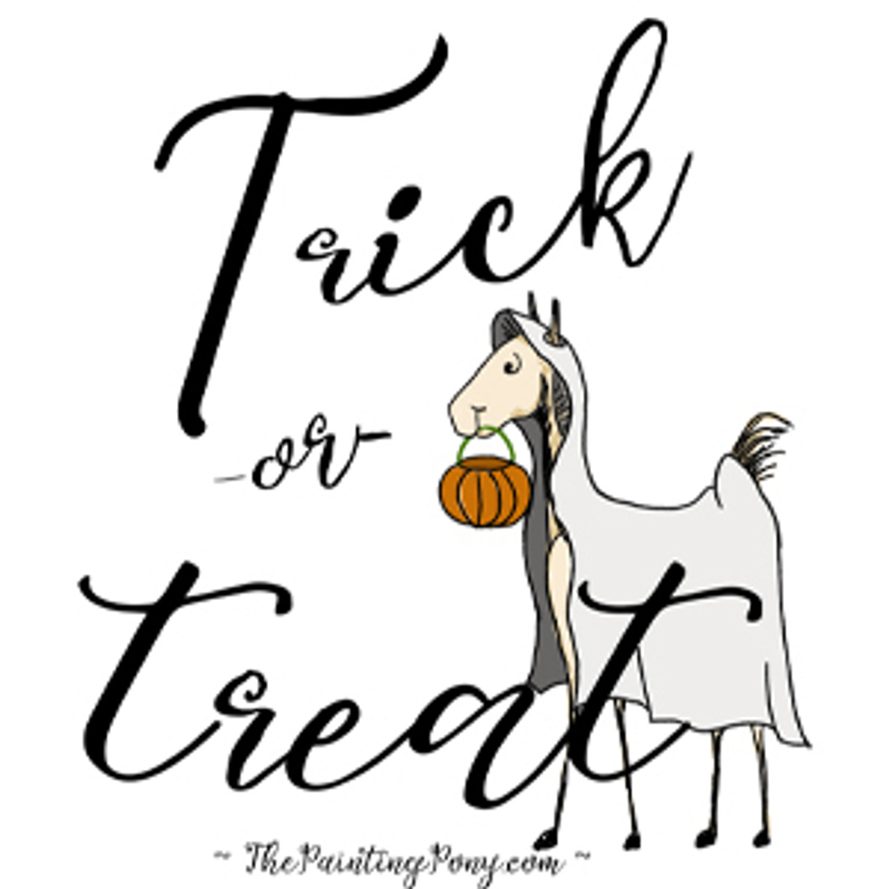Trick or Treat Ghost Foal