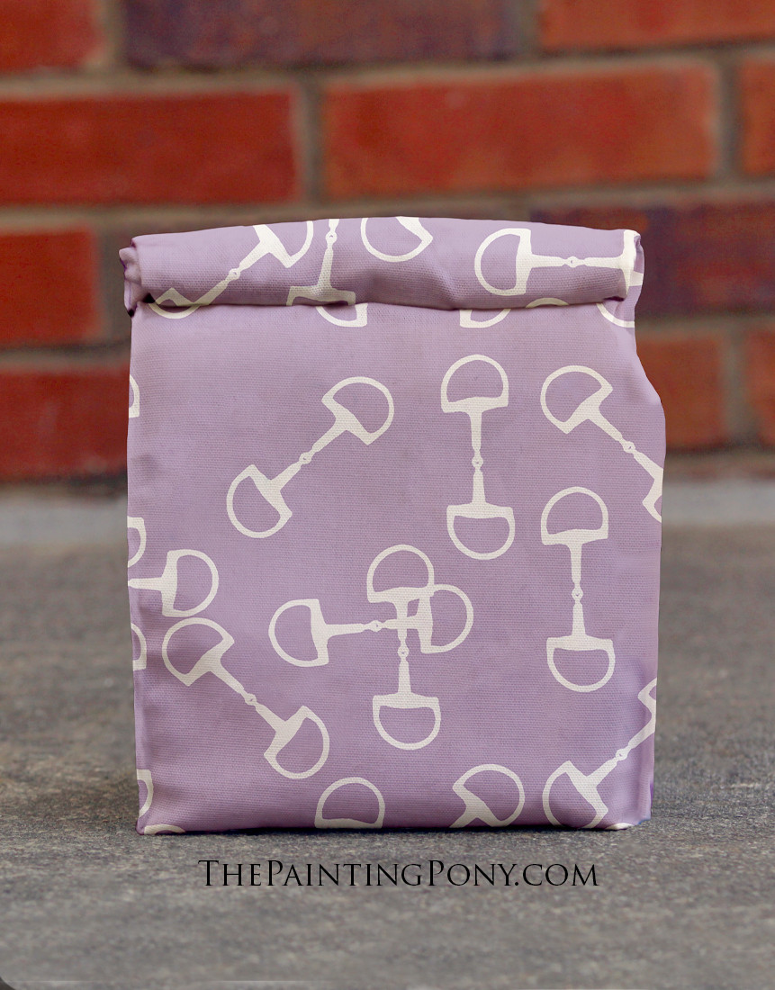 Fun Horse Pattern Equestrian Lunch Bag - The Painting Pony