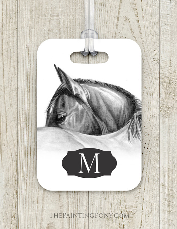 HORSE CUSTOMISABLE LUGGAGE TAG main image 0
