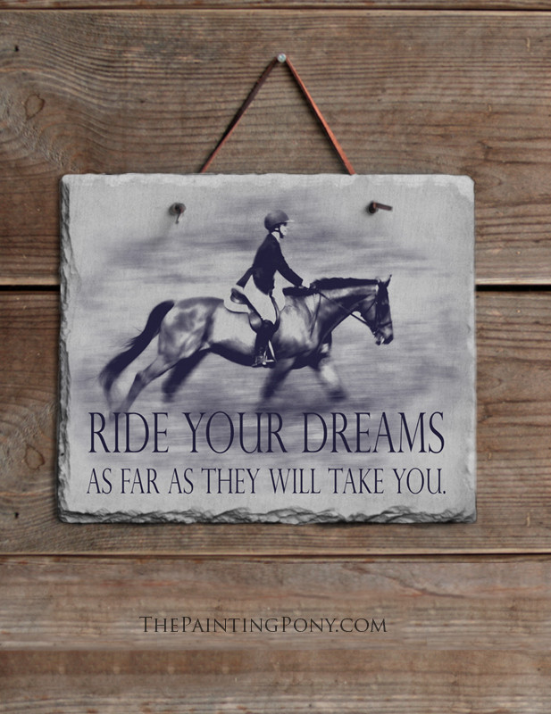 Rustic Horse Head Wall Clock The Painting Pony