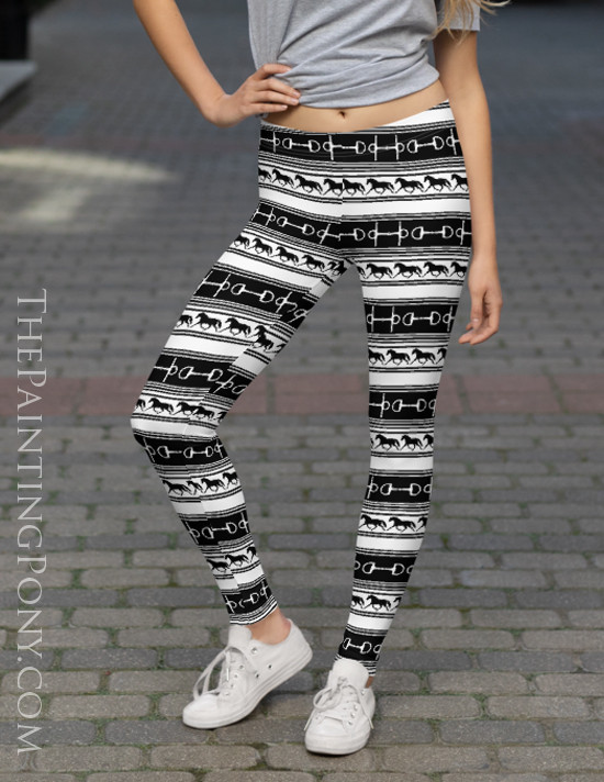 Horse Print Pattern Women Leggings