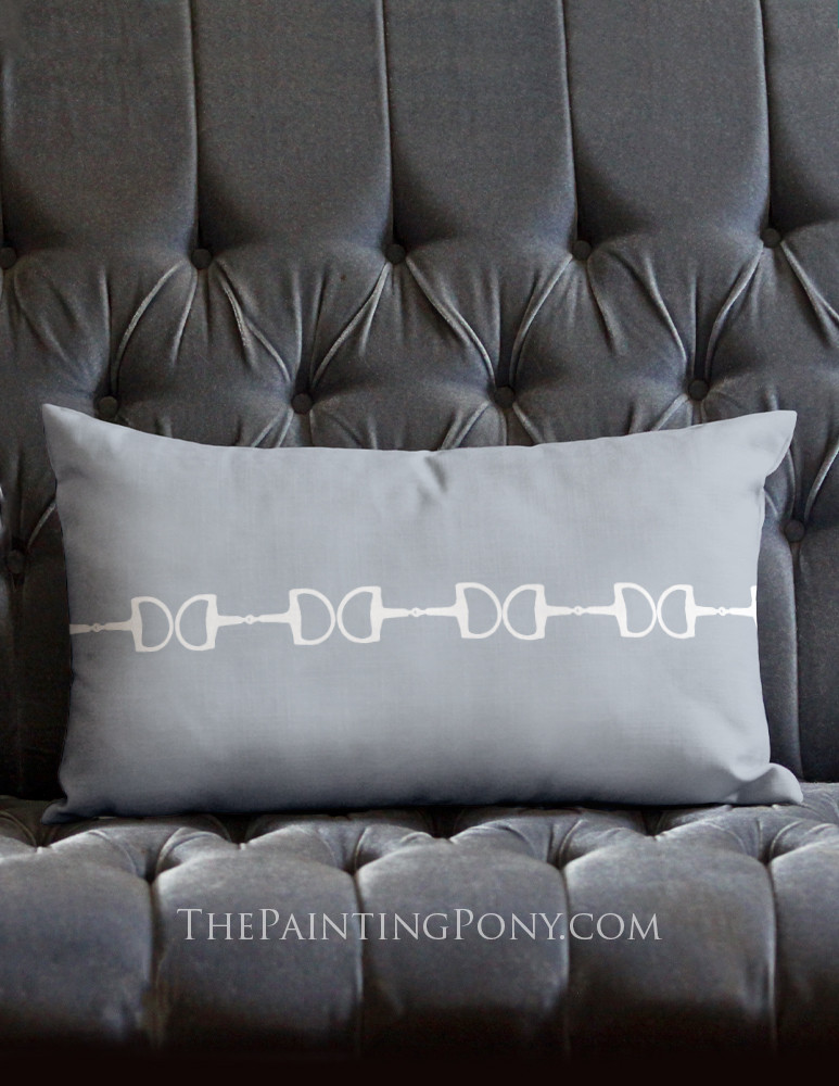 Classic Horse Bit Pillow The Painting Pony