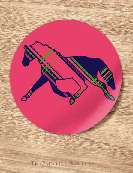 Pink Plaid Horse Accessory Pouch The Painting Pony