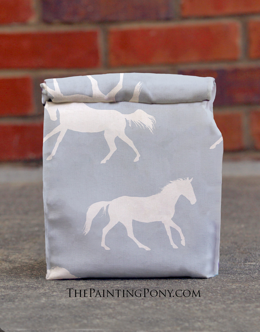 Colorful Fun Horse Pattern Equestrian Insulated Lunch Bag - The ...