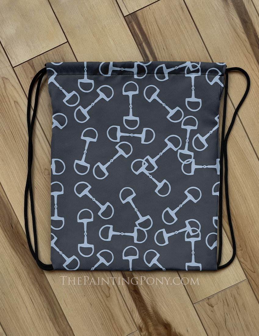Equestrian Colorful Pattern Print Leather Tote Bag main image 1