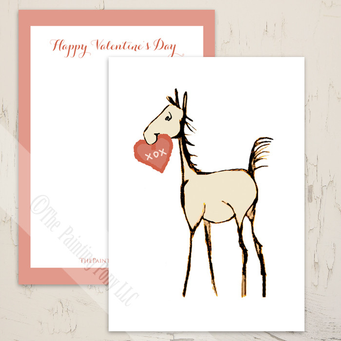 Horse Foal New Baby Congratulations Equestrian Greeting Card - The ...