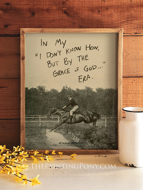 By The Grace of God Era Equestrian Art Print
