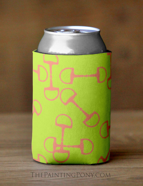 Horse Bits Can Cooler (other colors available)