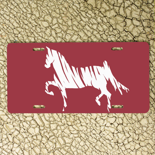 Saddlebred Horse Vanity License Plate