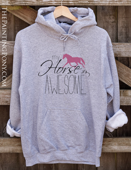 My Horse Is Awesome Hoodie