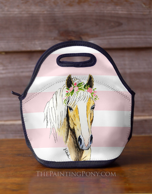Haflinger Horse Lover Equestrian Lunch Tote Bag