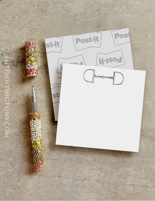 Slow Twist Horse Bit Equestrian Post-it® Note Pads