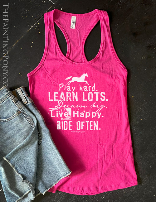 Ride Often Equestrian Racerback Tank Top