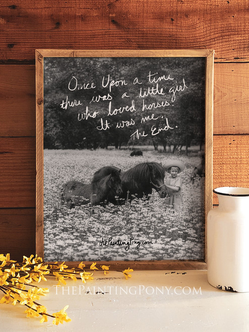 Once Upon a Time Equestrian Art Print