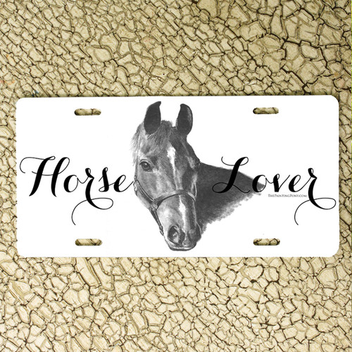 Horse Lover Vanity Plate for Equestrians