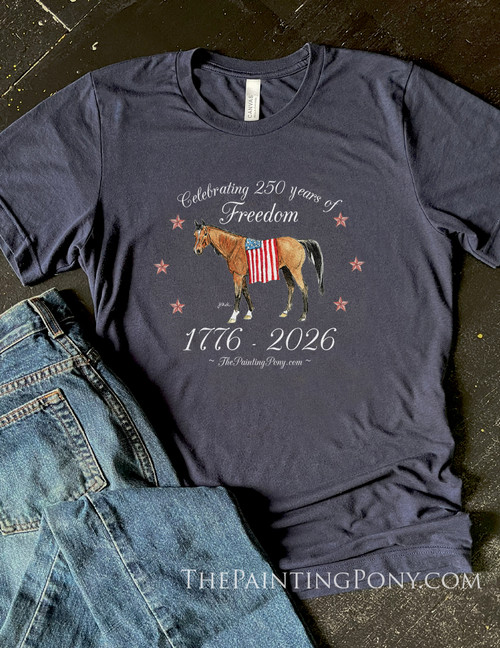 250 Years of Freedom Equestrian Tee Shirt