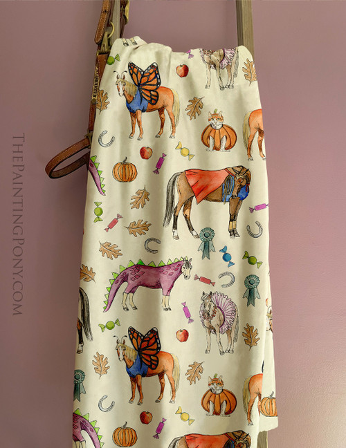 Pony Fun Fall Costume Class Equestrian Fleece Throw Blanket Pony Fun Fall Costume Class Equestrian Fleece Throw Blanket