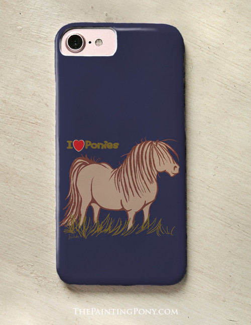I Love Ponies Phone Case