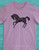 I was Normal Three Horses Ago Equestrian Adult T-Shirt