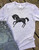 I was Normal Three Horses Ago Equestrian Adult T-Shirt