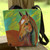 Chestnut horse head art tote bag Chestnut horse head art tote bag