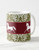 Elegant Damask Pattern with Trotting Horse Equestrian Coffee Mug