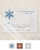 Simple Snowflake Wedding RSVP card (10 pk)
