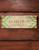 Faux Wood Grain Southwestern Style Horse Stall Name Plate