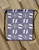 Blue and White Pony Pattern Equestrian Drawstring Gym Tote Bag