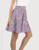 Country Floral Horse Pattern Equestrian Flare Skirt