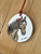SOLD Bay Pony Art ORIGINAL Hand Painted Watercolor Ornament