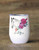 Personalized Floral Horse Head Art Equestrian Stemless Wine Tumbler