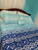 Galloping Horses Damask Pattern Equestrian Bedding Set