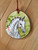 Dappled Gray Show Pony Art ORIGINAL Hand Painted Watercolor Ornament