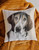 Treeing Walker Coonhound "Trooper" Farmhouse Style Throw Pillow