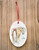 Holiday Bow Pony Art Wooden Equestrian Christmas Ornament