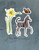 Spring Fun Foal and Flowers Magnet Set