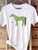 Shamrock Pony Art Equestrian Tee Shirt