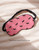 Hearts and Horses Pattern Equestrian Sleep Mask