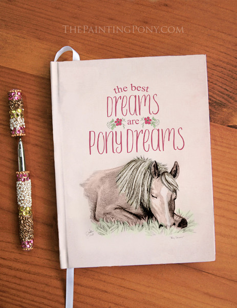 Pony Dreams Equestrian Designer Hardbound Journal