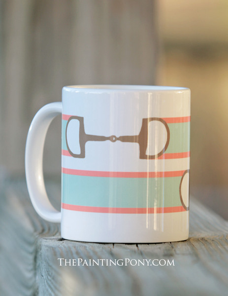 equestrian coffee mug