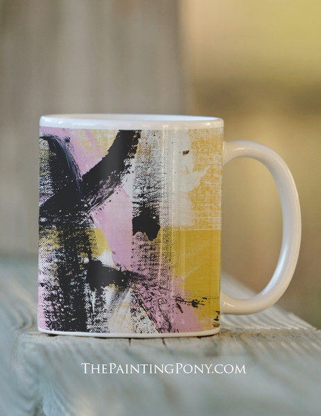 Abstract Horse Art Coffee Mug
