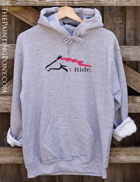 I Ride Equestrian Unisex Hoodie