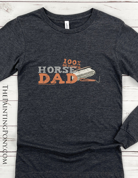 Horse Dad Long Sleeve Tee