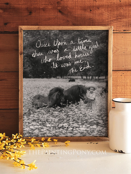 Once Upon a Time Equestrian Art Print
