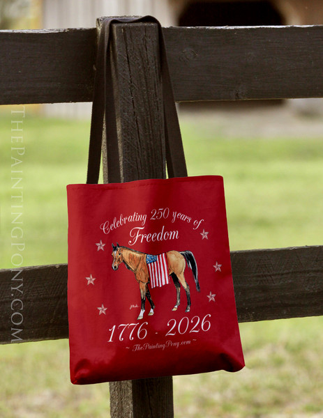 250 Years of Freedom Equestrian Tote Bag