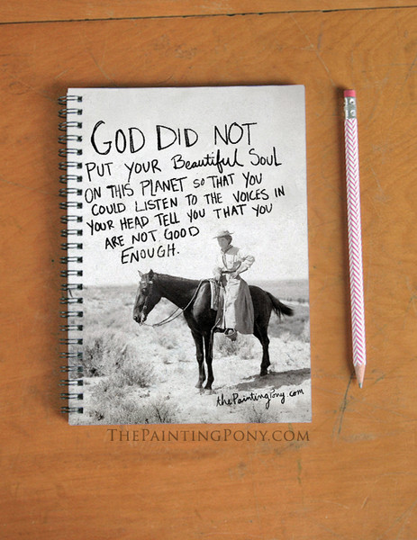 Good Enough Equestrian Spiral Notebook