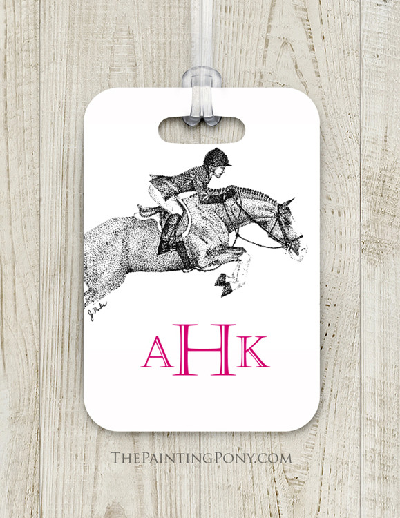 HORSE CUSTOMISABLE LUGGAGE TAG main image 1