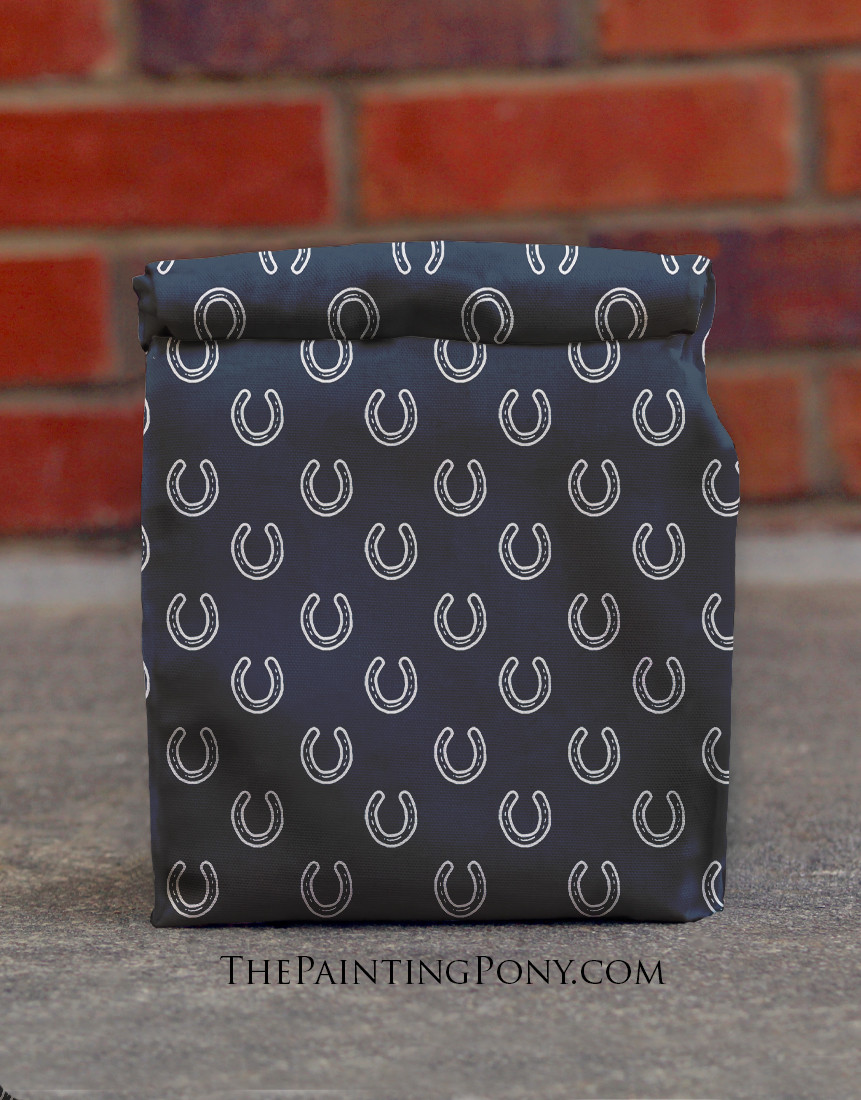Colorful Fun Horse Pattern Equestrian Insulated Lunch Bag - The ...